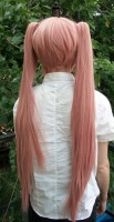 Saya cosplay wig back view