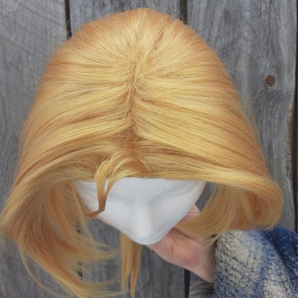 Abbreviated Alchemical cosplay wig top view