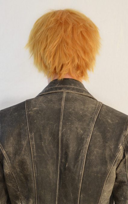 Naruto cosplay wig back view