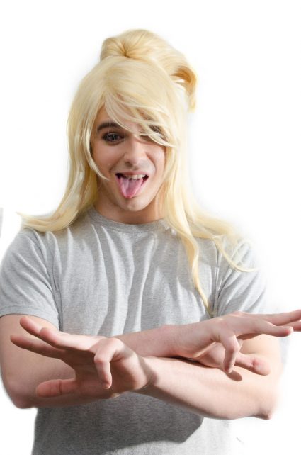 Deidara cosplay wig