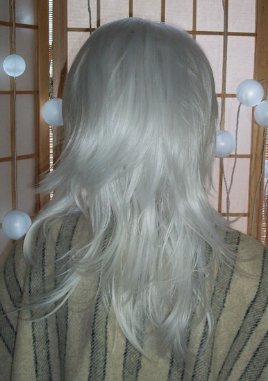Bakura cosplay wig back view