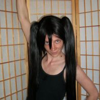 Black Rock Shooter cosplay wig