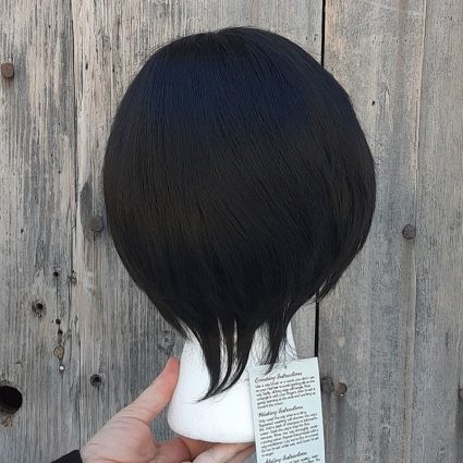 Smoldering Antihero cosplay wig back view