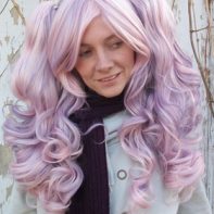 Gothic Lolipocalypse Berry Chablis pink and purple lolita wig