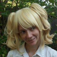 Blonde lolita cosplay wig