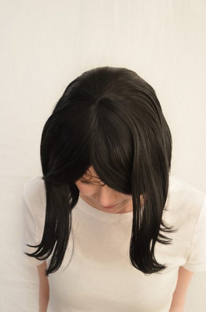 Terezi cosplay wig top view