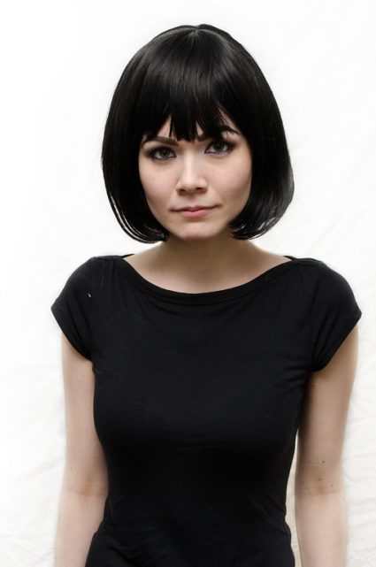 black bob cosplay wig