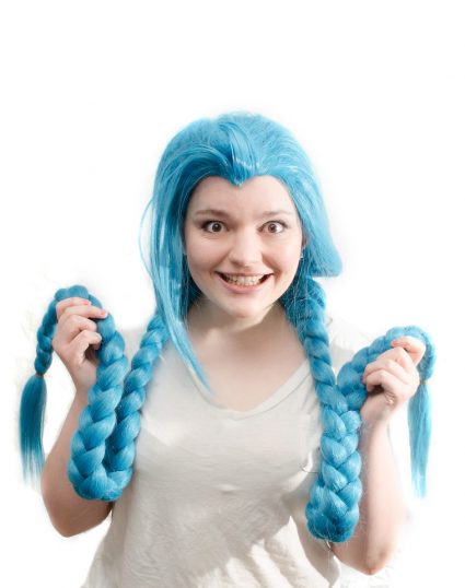 Jinx cosplay wig