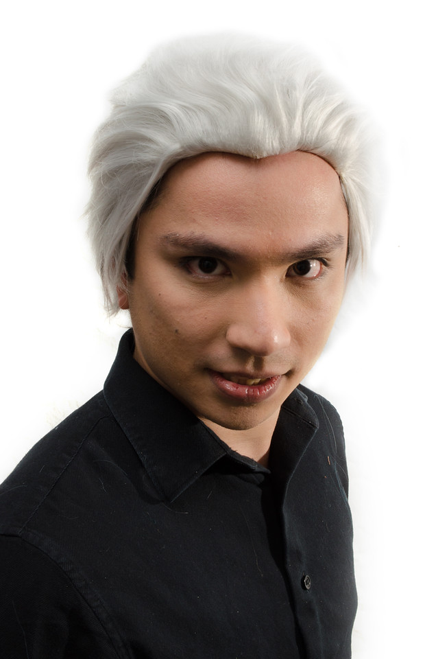 Devil May Cry 5 DMC5 Vergil White Cosplay Wig