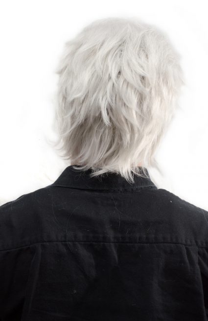 Vergil cosplay wig back view