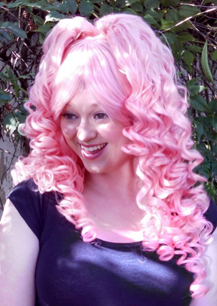 Rose Quartz cosplay wig