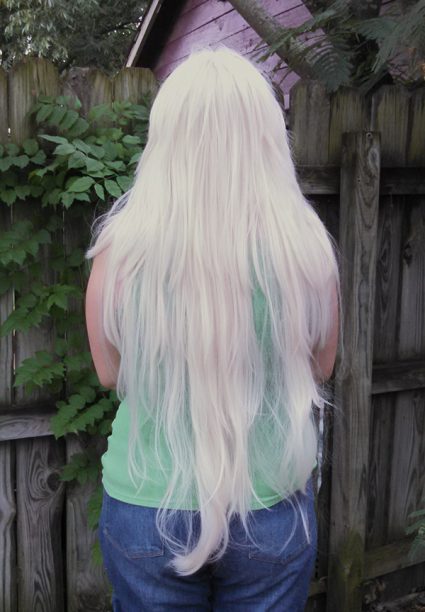 Jasper cosplay wig back view