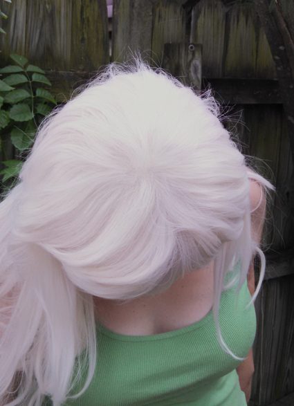 Jasper cosplay wig top view