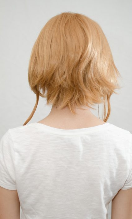 Sakura wig back view