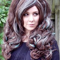 brown and mint gothic lolipocalypse cosplay wig