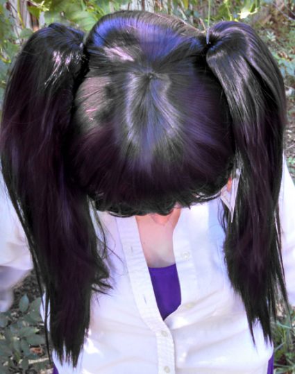 Nico cosplay wig top view