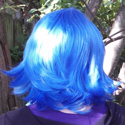 Lapis Lazuli wig back view