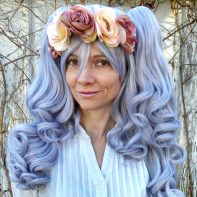 opal gothic loli cosplay wig