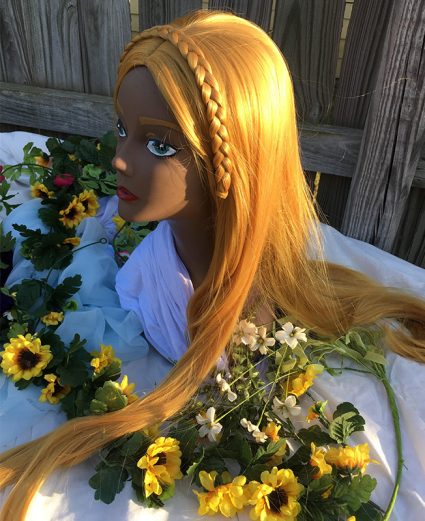 Zelda wig side view