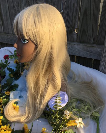 Lillie cosplay wig side view