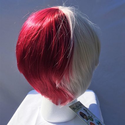 Todoroki cosplay wig back view