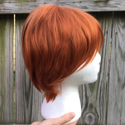 Weasley cosplay wig side view