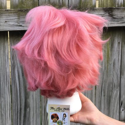 Mina cosplay wig back view