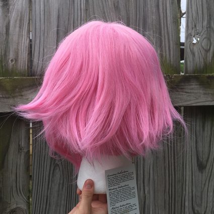 Sakura cosplay wig back view