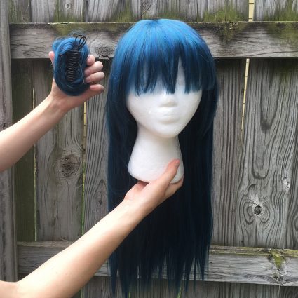 Yoshiko wig clip-on odango