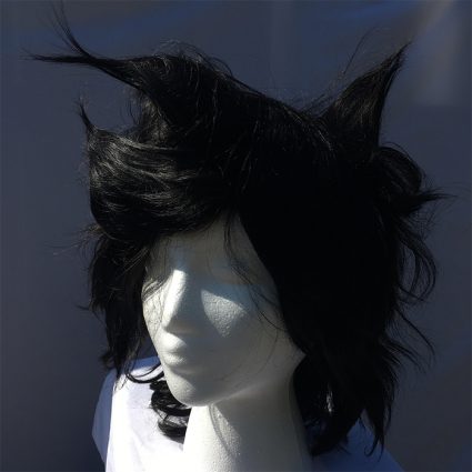 Aizawa cosplay wig spiked up view