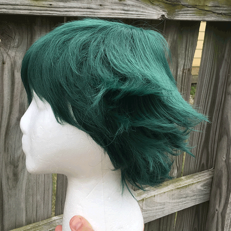 Deku wig side view