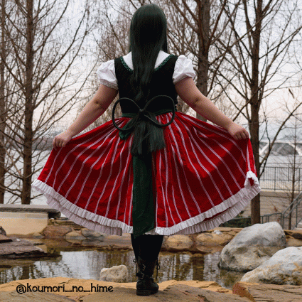 Froppy wig back view