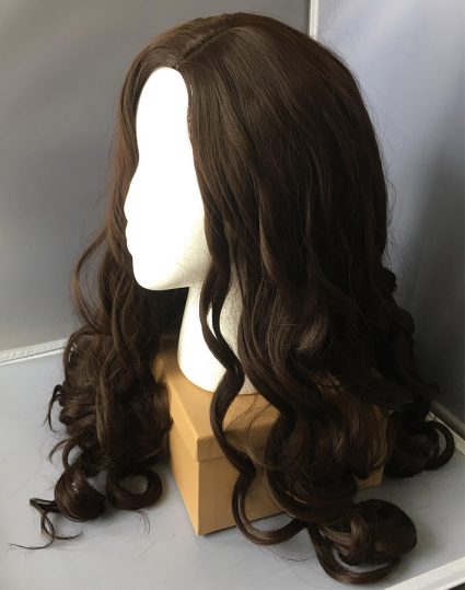 Diana Prince cosplay wig side view