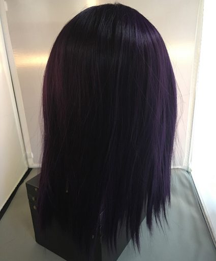 Raven Wig Back