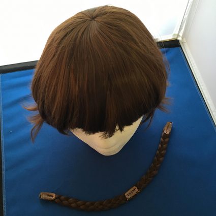 Makoto Niijima cosplay wig top view