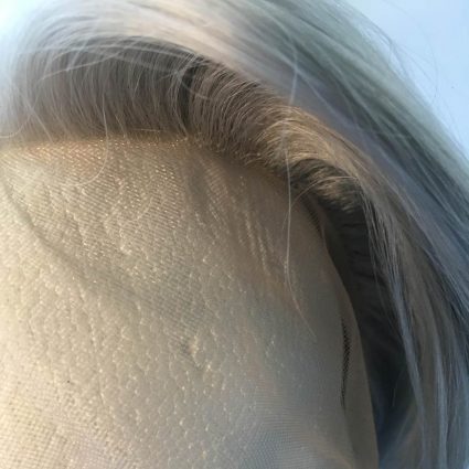 Victor cosplay wig lacefront bangs view