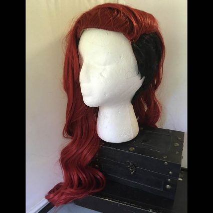 Aubrey cosplay wig 3/4th view