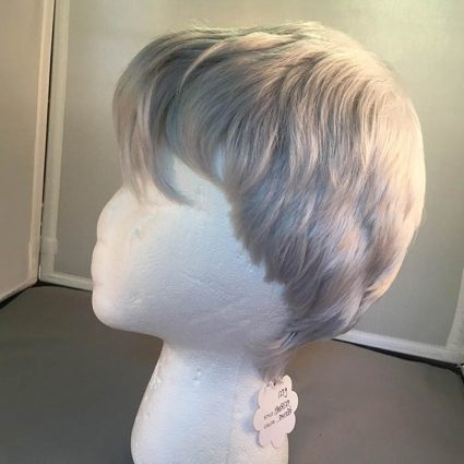 Shiro cosplay wig side view