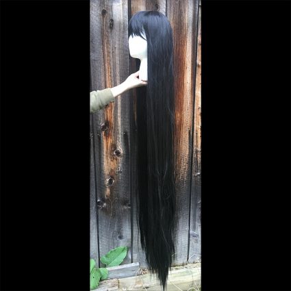 hime cosplay wig side view