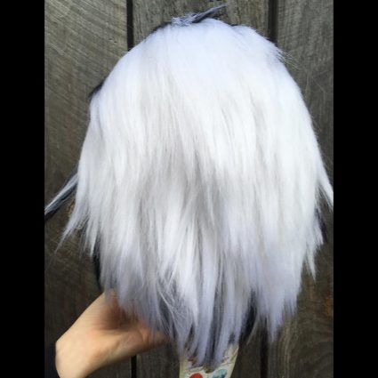 Bokuto cosplay wig back view