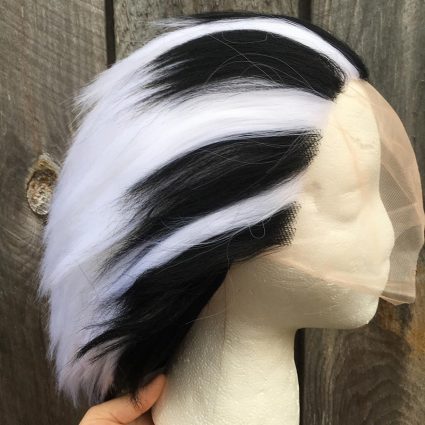 Bokuto cosplay wig side view