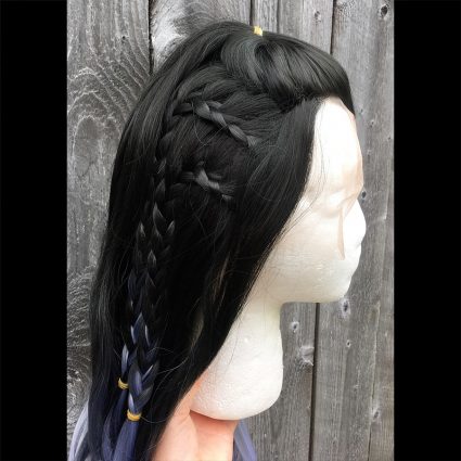 Yasha cosplay wig side view 2