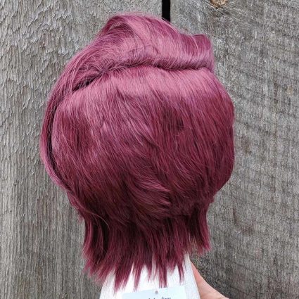 Seahawk cosplay wig back view