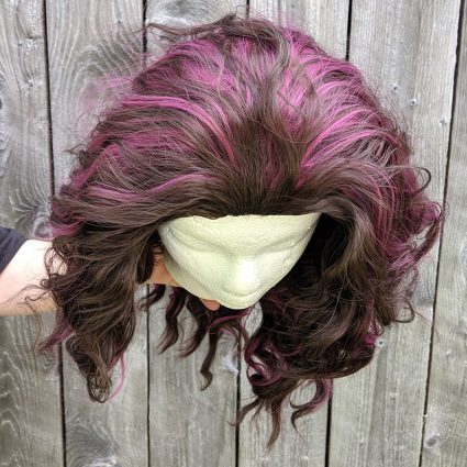 Liv cosplay wig top view