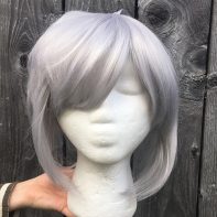 Gray cosplay wig