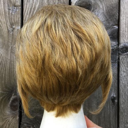 Steve cosplay wig back view