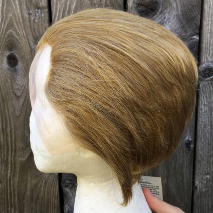 Steve cosplay wig side view