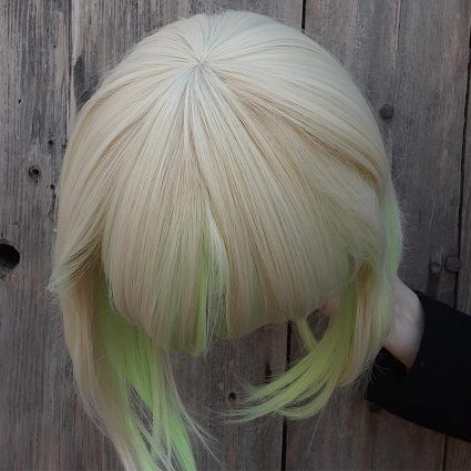 Lio cosplay wig top view