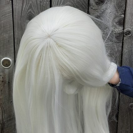 Carmilla cosplay wig top view