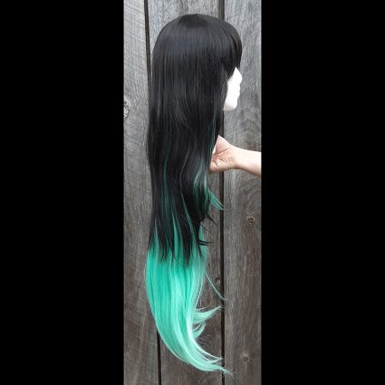 Muichiro cosplay wig side view